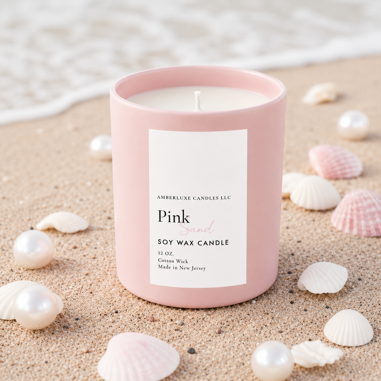 Pink Sand Candle